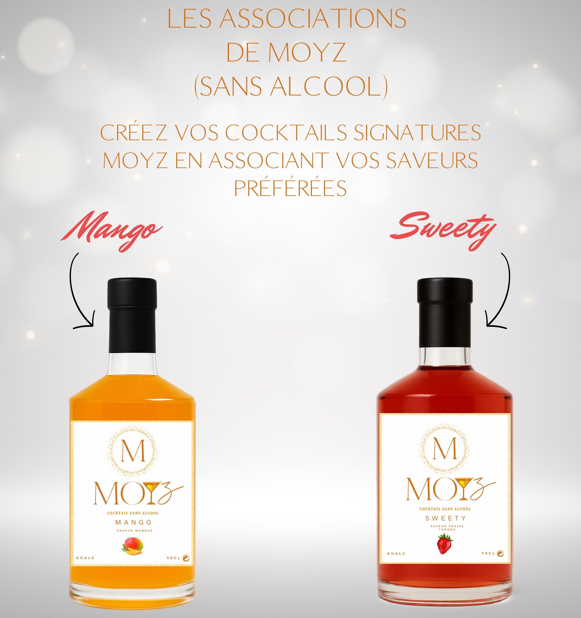 Mix & Match by MOYZ - MANGO & SWEETY // Cocktail de Mangue et Cocktail de Fraise Tagada SANS ALCOOL